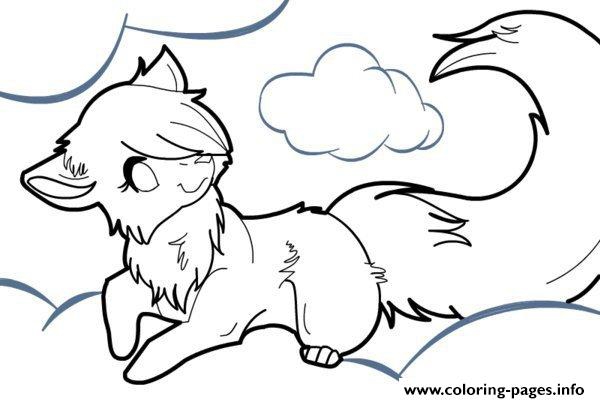 600x403 Anime Wolf Coloring Pages Printable Wolf Pup Coloring Pages