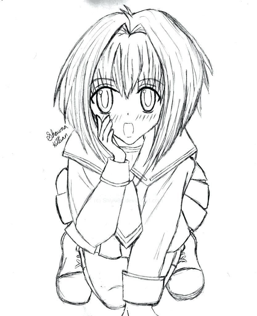 834x1024 Rare Rosario Vampire Coloring Pages Great Anime Chibi