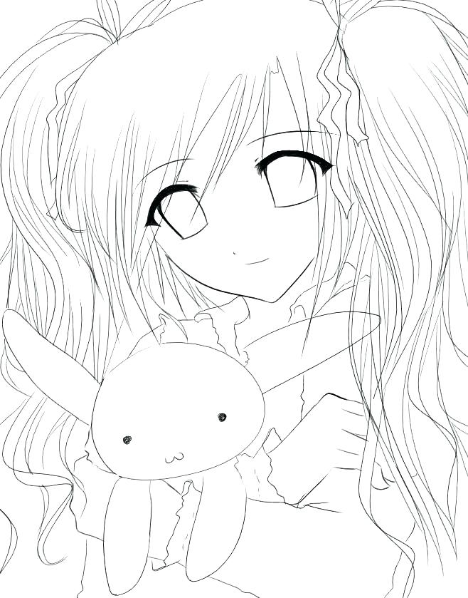 658x839 Free Anime Coloring Pages Fresh Anime Girl Coloring Pages Print