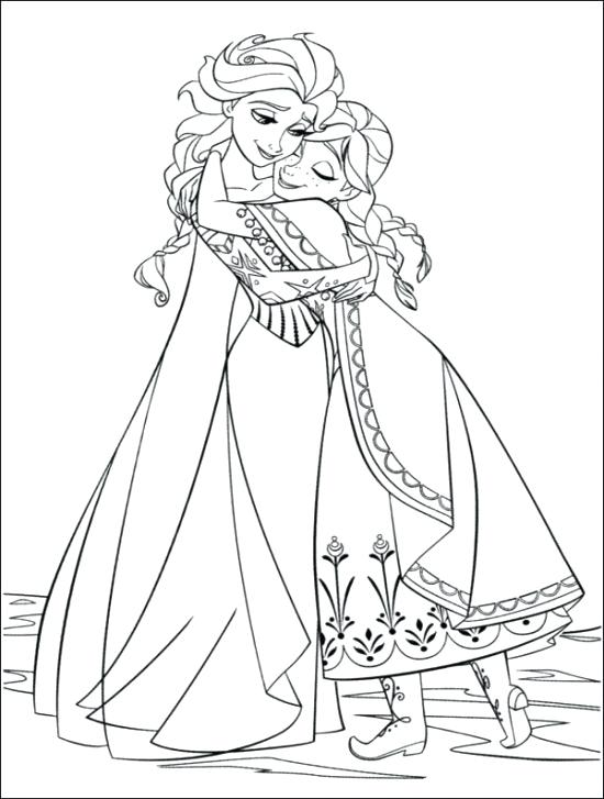 550x727 Frozen Coloring Pages Printable Free Frozen Coloring Pages