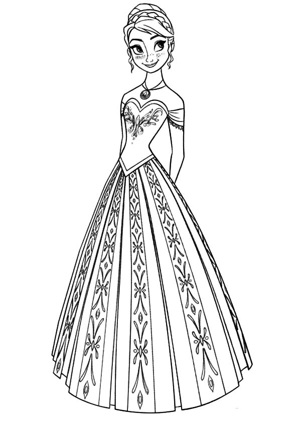 600x840 Anna Coloring Page Inspirational Queen Elsa And Princess Anna