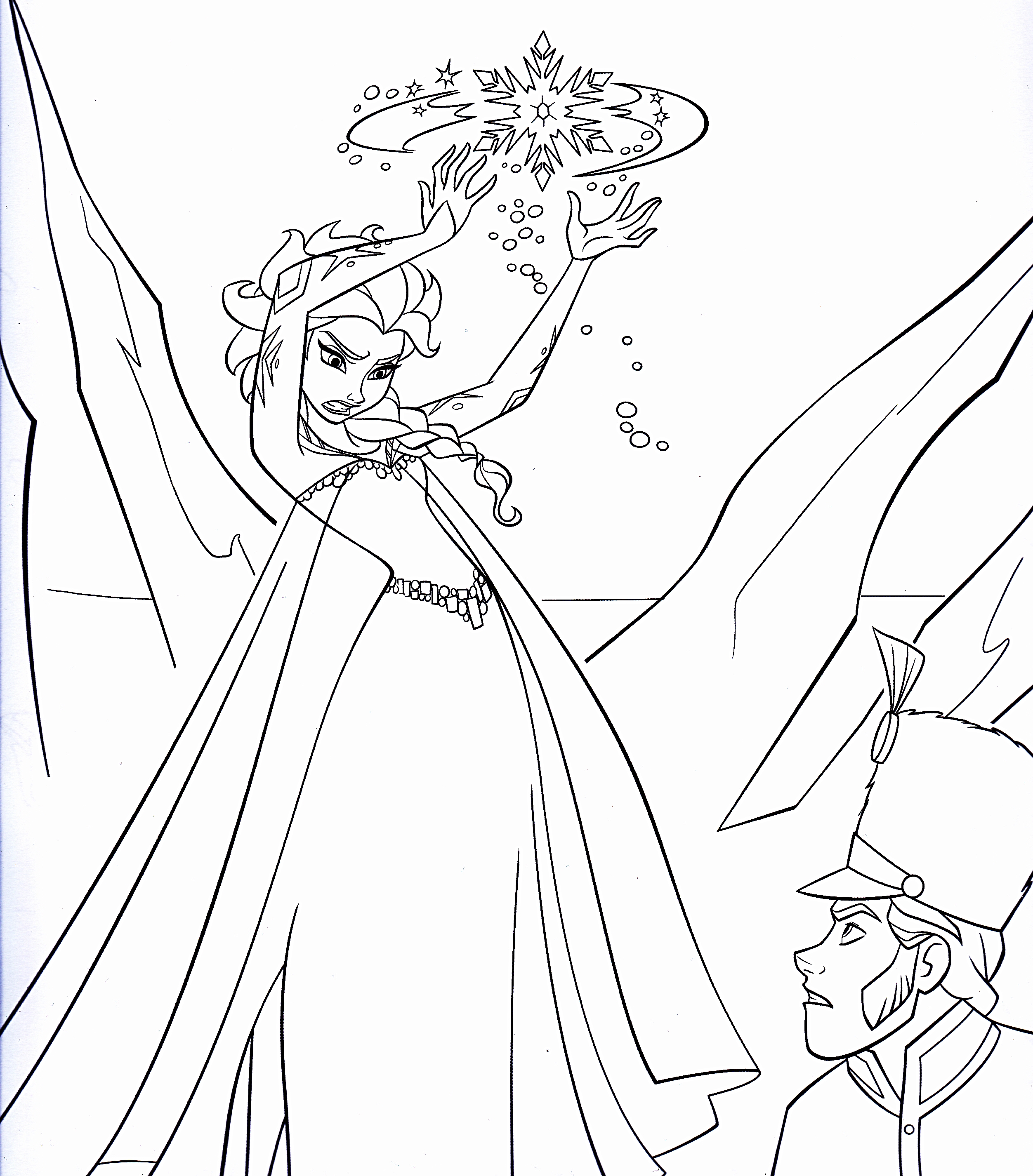 2504x2852 Elsa Frozen Coloring Pages