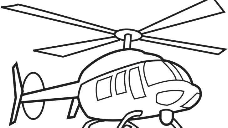 728x409 Coloring Pages Of Helicopters