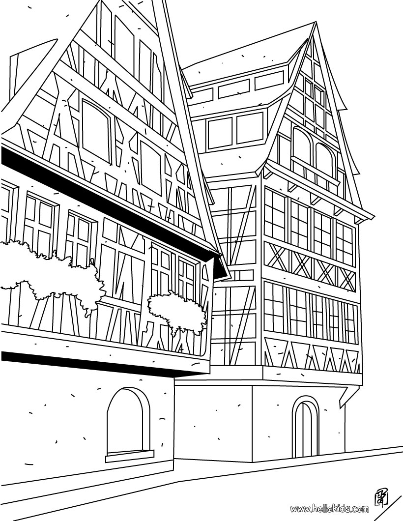 820x1060 House Coloring Pages, Reading Learning, Drawing For Kids