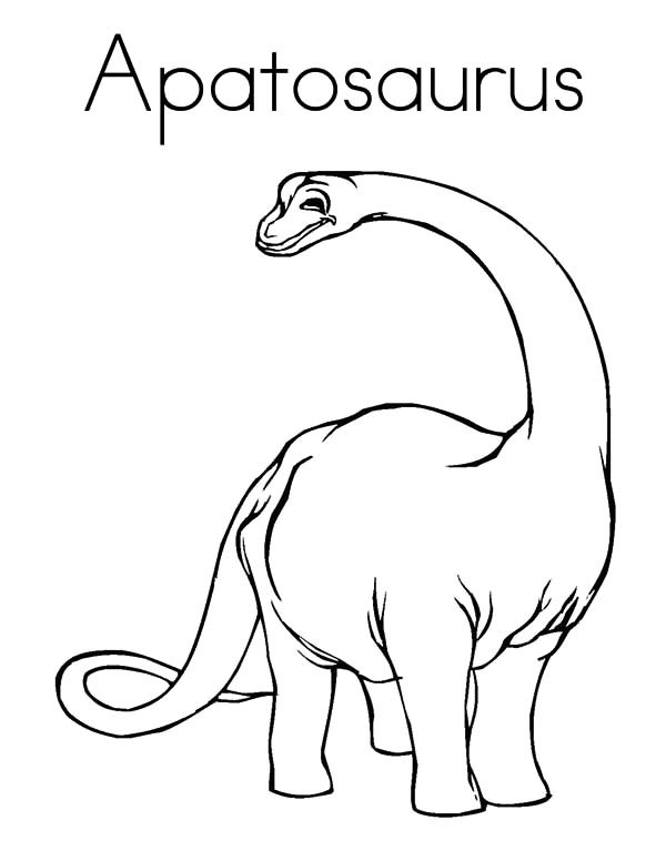 600x776 A Is For Apatosaurus Coloring Pages Best Place To Color