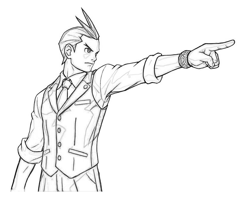 800x667 Apollo Justice Ace Attorney Apollo Justice Handsome How Coloring