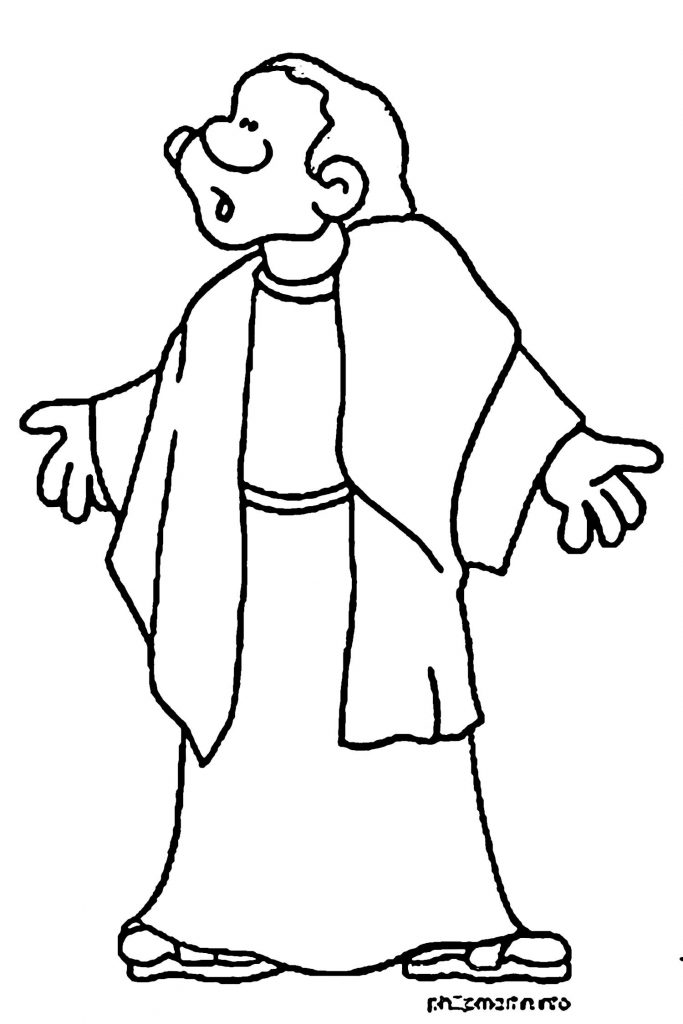 683x1024 Apostle Paul Coloring Page