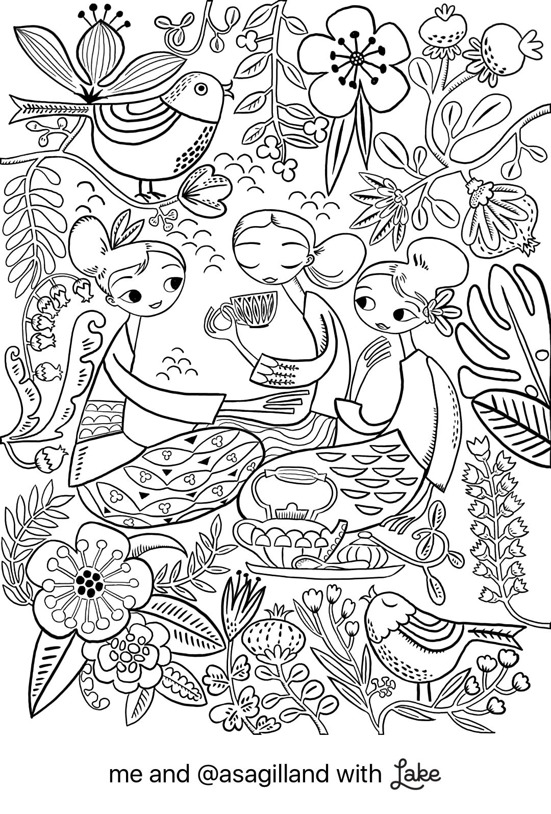 1080x1595 Coloring Page From Lake Coloring App Coloring Pages