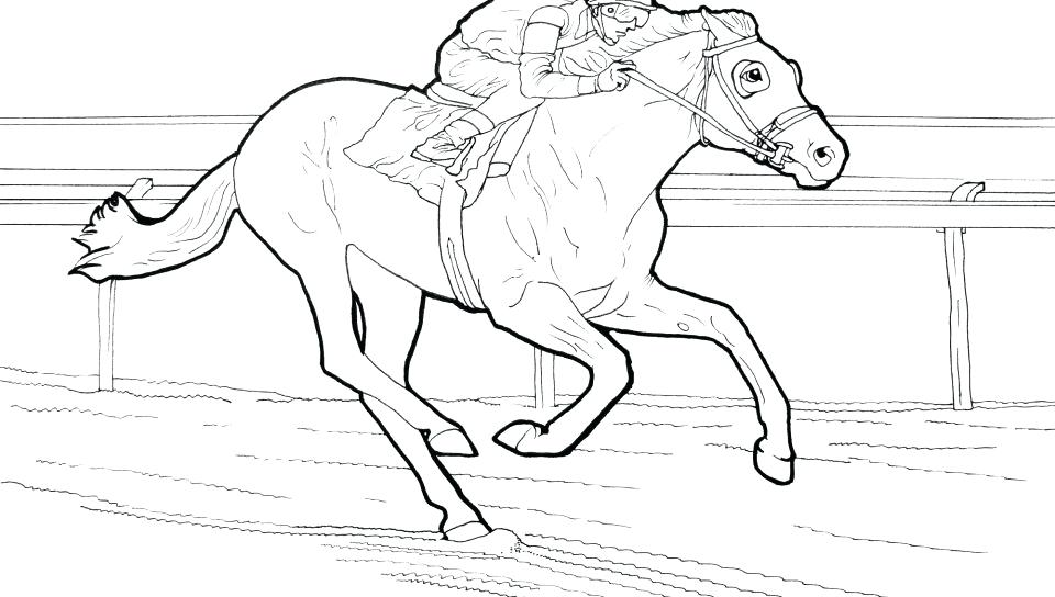 960x544 Race Horse Coloring Pages Elegant Printable Horse Coloring Pages