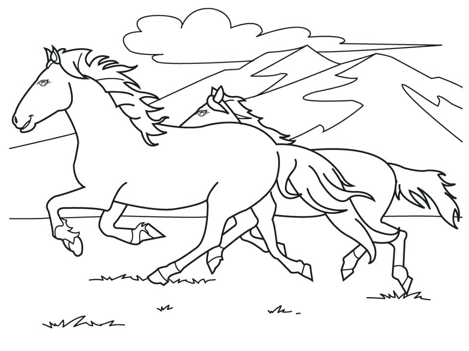 945x709 Beautiful Horse Coloring Pages Coloring Pages Horse Color Pages