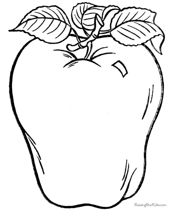 670x820 Printable Apple Coloring Pages Pics Of Fall Apple Coloring Pages