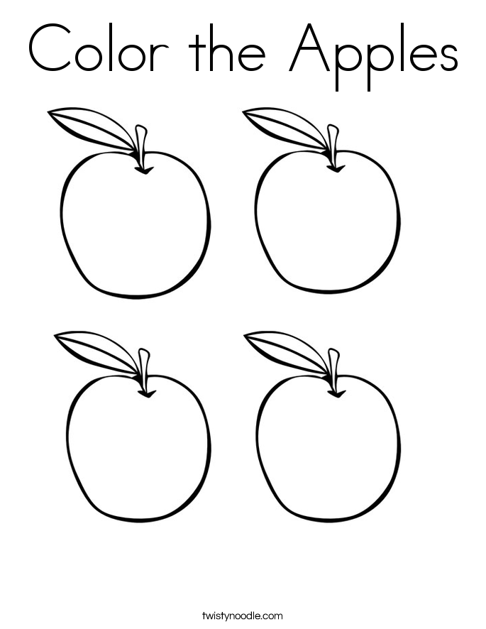 685x886 Small Apple Coloring Pages