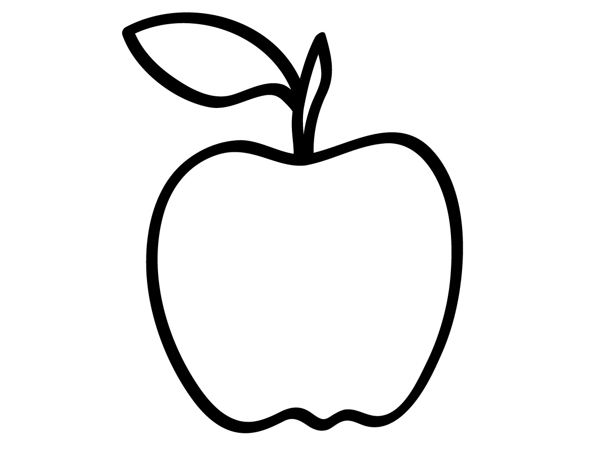 1200x900 Free Printable Apple Coloring Pages For Kids