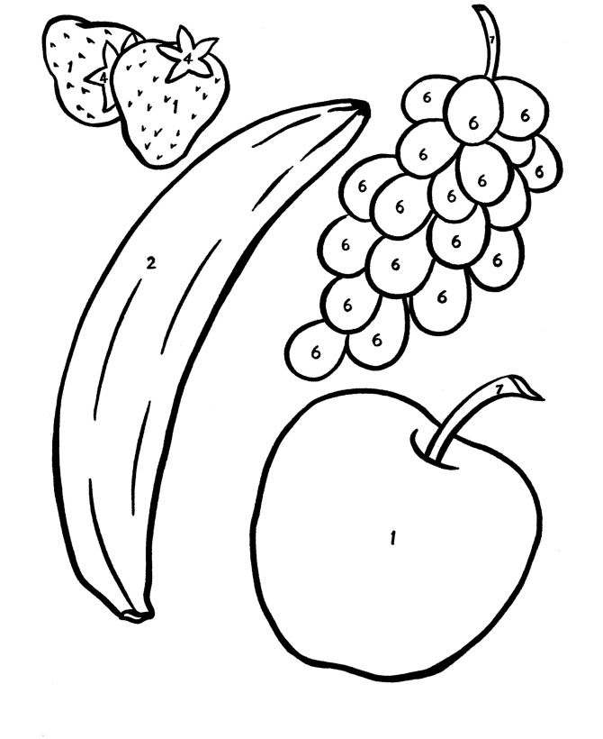670x820 Grand Fruits Coloring Worksheets For Kindergarten Fruit Pages