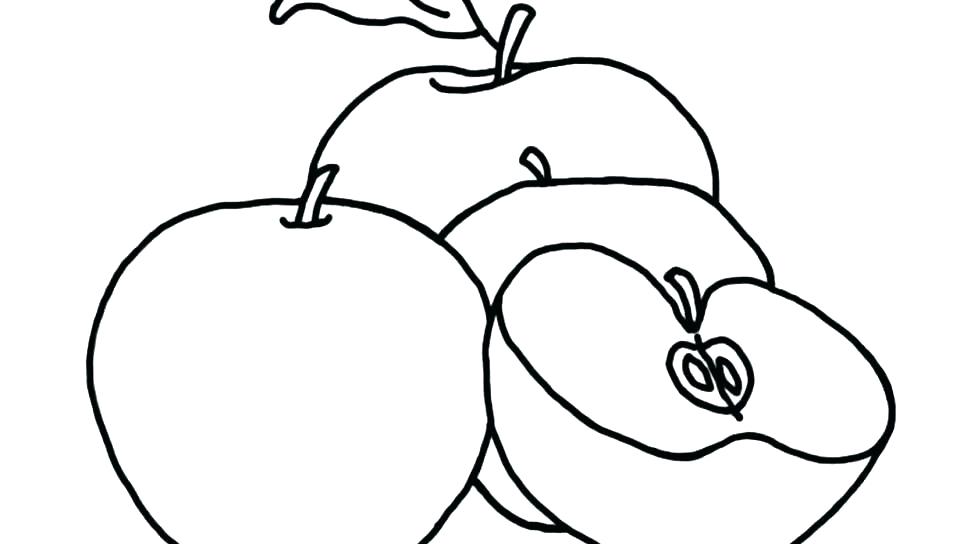 960x544 Apple Coloring Pages And Page For Adults