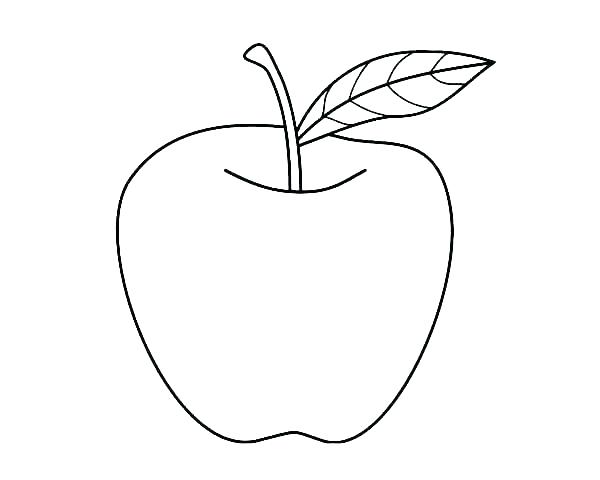 600x480 Best Apple Coloring Page On Download Coloring Pages With Apple