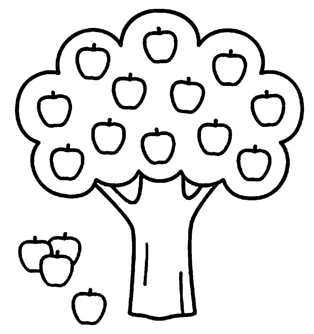 1203x1279 Wonderful Coloring Page Of An Apple Perspectiv