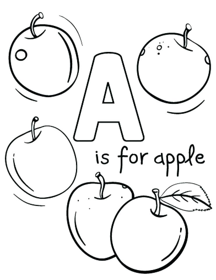 742x960 Coloring Page Apple Coloring Picture Of Apple Best Images