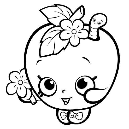 538x538 Shopkins Coloring Pages For Girls