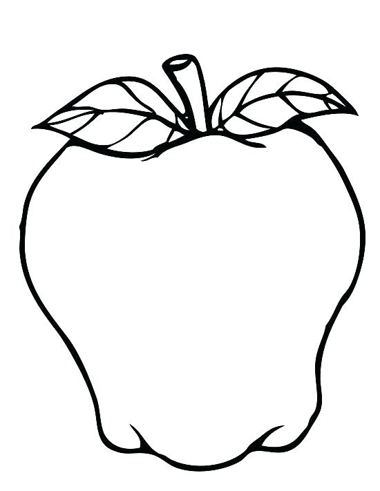 550x711 Apple Coloring Pages Kindergarten Apple Coloring Pages