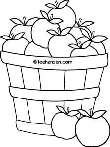 224x300 Apple Coloring Pages