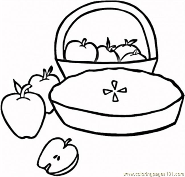 650x621 Dessert Coloring Pages