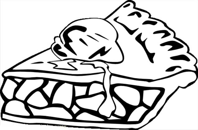 636x418 Pie Coloring Pages