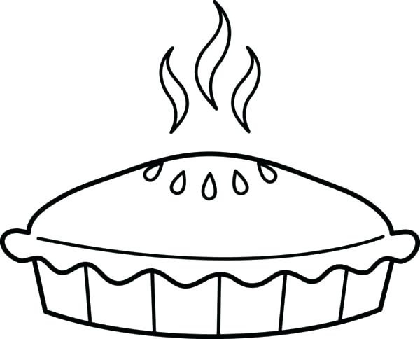 600x484 Pie Coloring Sheet Pie Coloring Page Just Baked Apple Pie Coloring