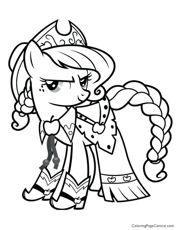 728x942 Applejack Para Colorear Applejack Coloring Page Line Drawings