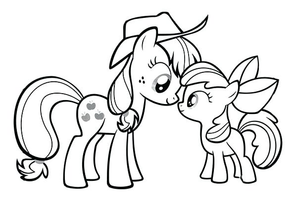 600x440 Awesome My Little Pony Characters Coloring Pages For My Little
