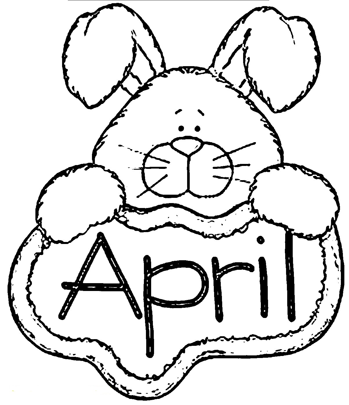 1203x1396 Free Printable April Coloring Pages