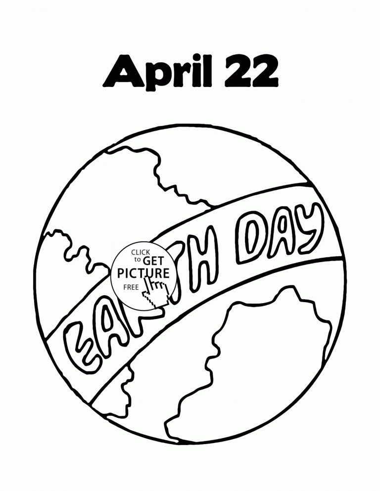 768x993 Coloring Pages Of The Earth To Print Fresh Best Day April Page