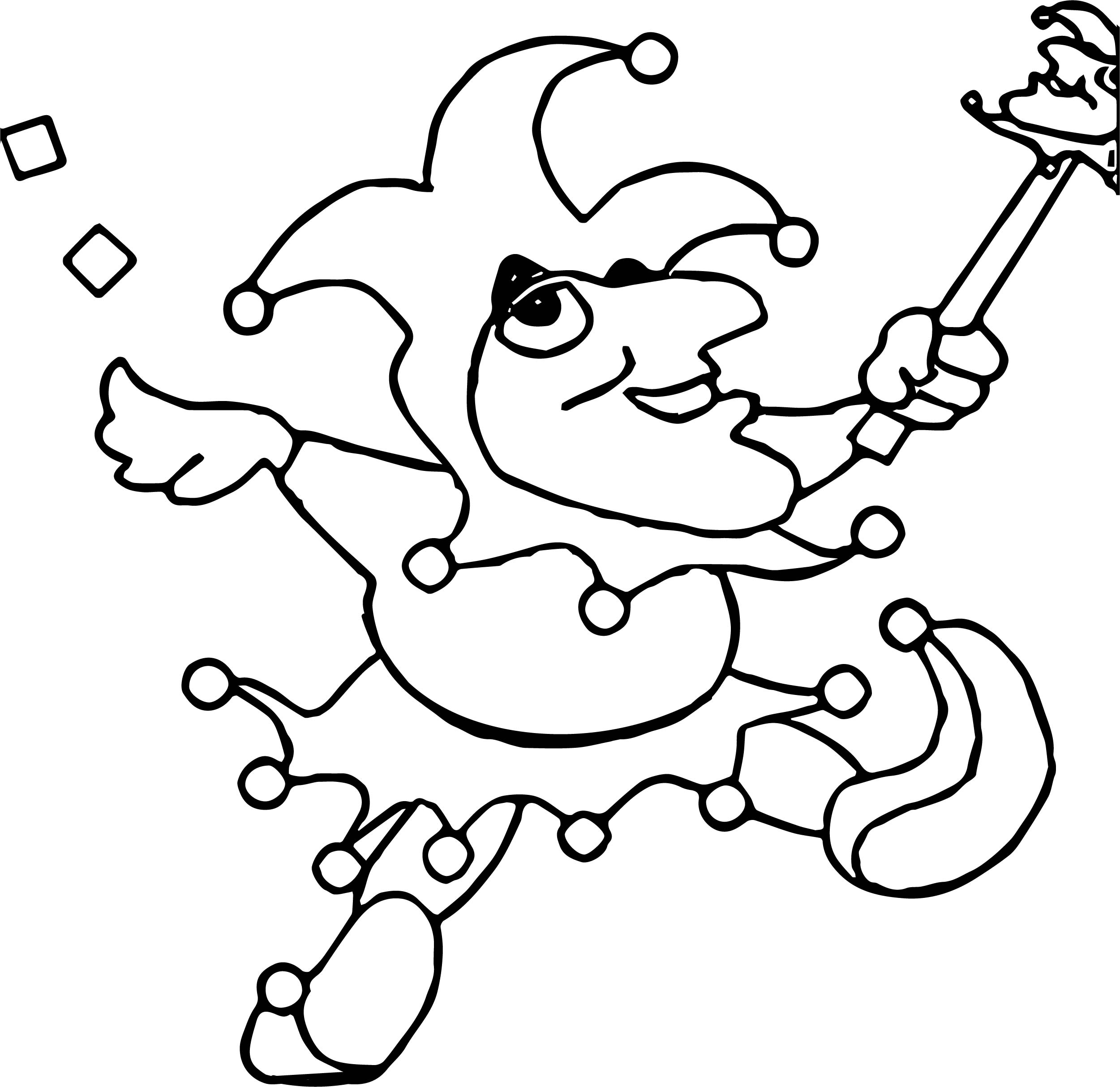 2501x2426 April Fool Coloring Pages