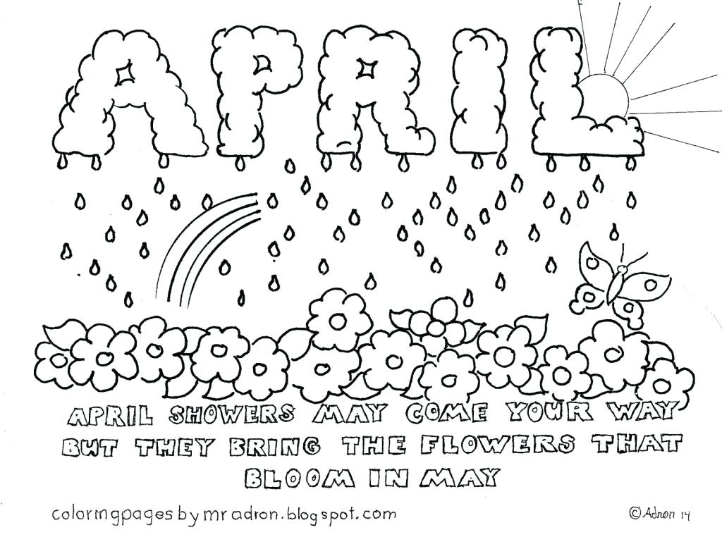 1024x762 April Coloring Sheets April Coloring Sheets Printable Look Out