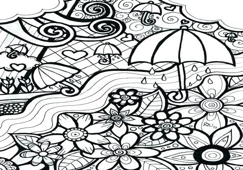 476x333 April Showers Bring May Flowers Coloring Page Shower Before