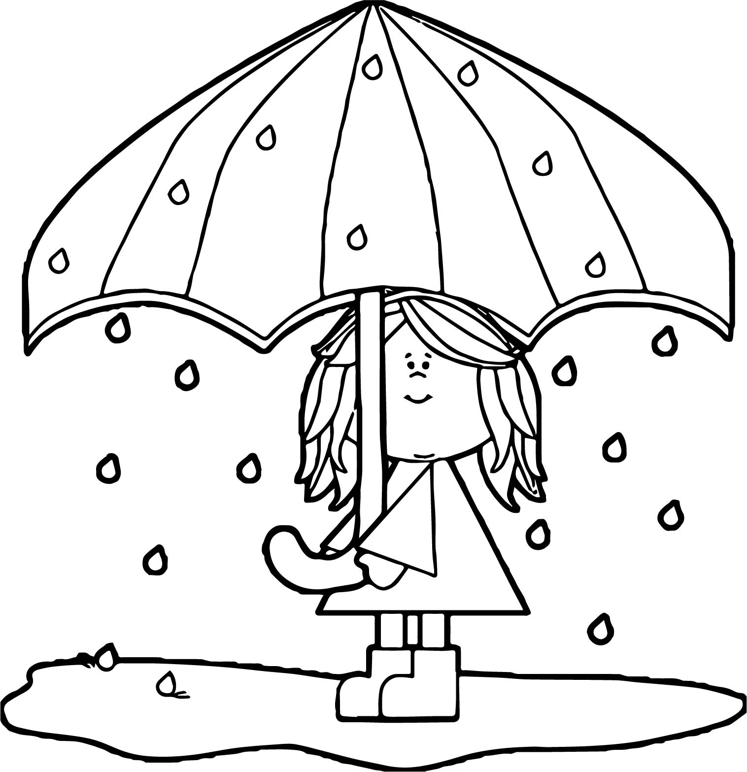 1516x1567 April Showers Coloring Pages Lovely Free Umbrella Rain Coloring