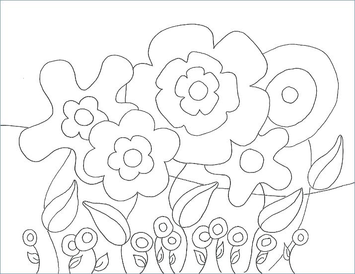 715x553 April Showers Coloring Sheets Coloring Pages Spring Flowers