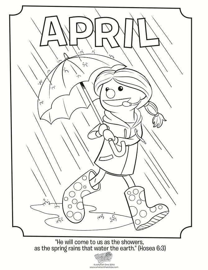 669x868 April Coloring Pages
