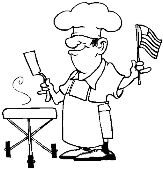 570x592 Independence Day Coloring Pages