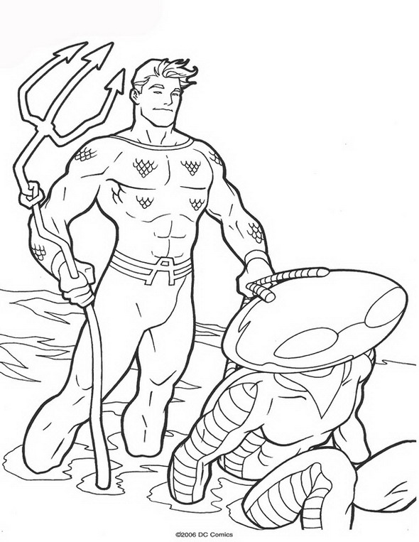 590x763 Kids N Coloring Pages Of Aquaman