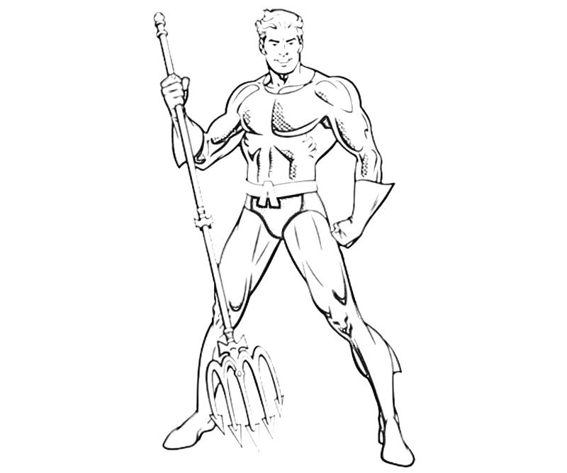 800x667 Aquaman Coloring Pages