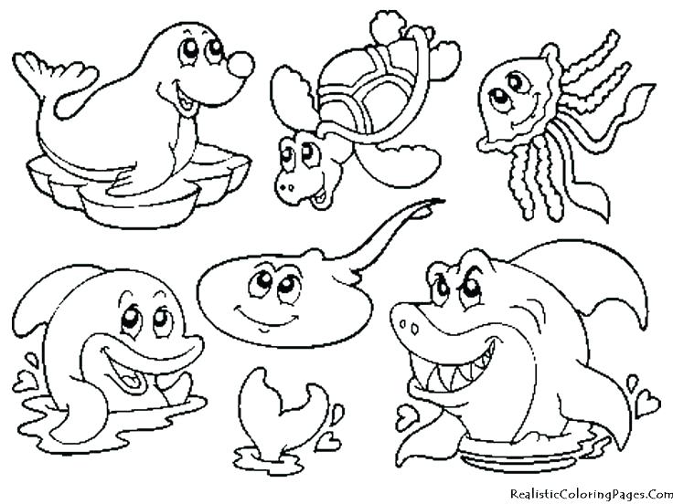 736x552 Aquarium Coloring Pages Ocean Trend Ocean Animal Coloring Pages
