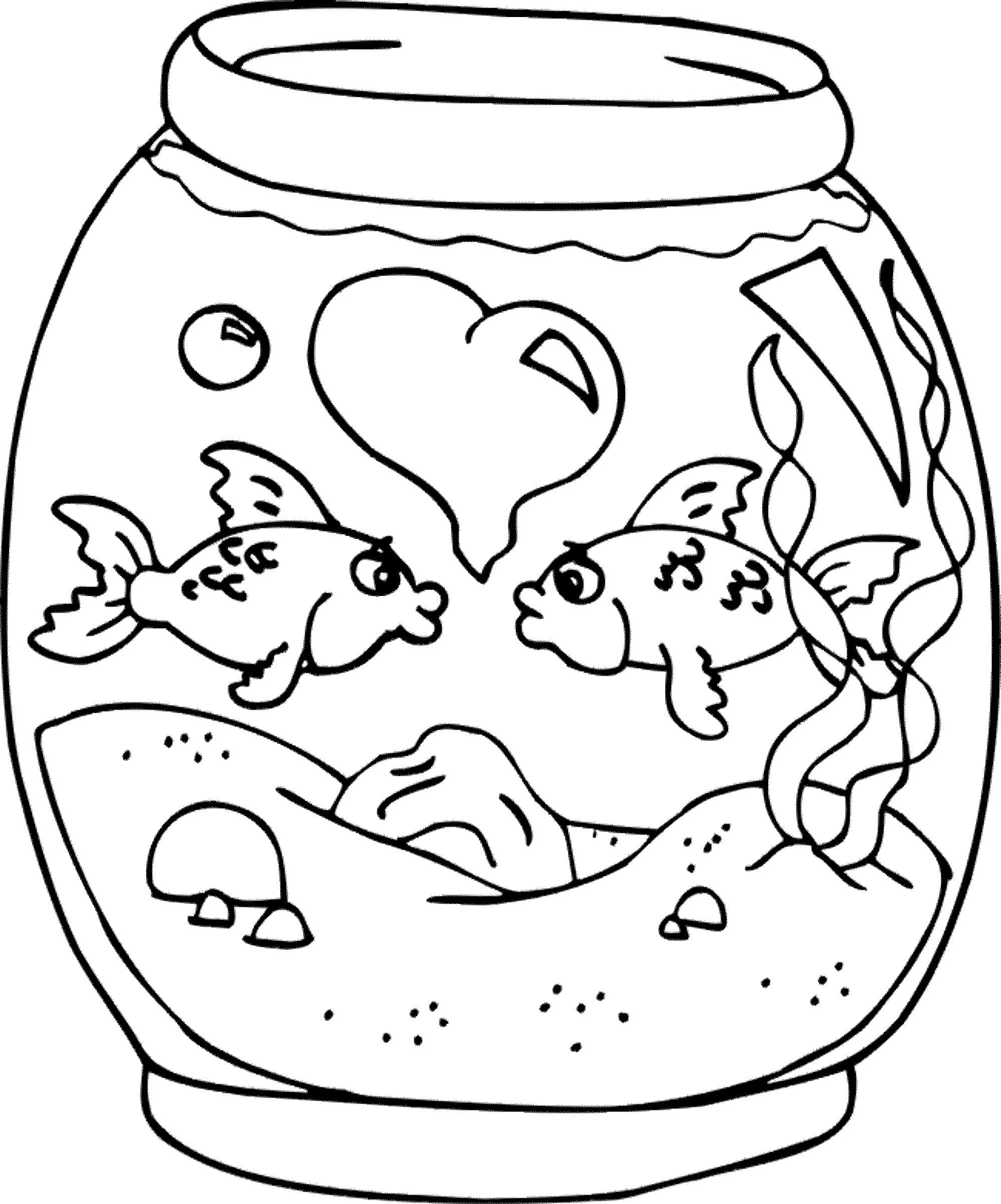 2000x2406 Fish Coloring Pages For Kids