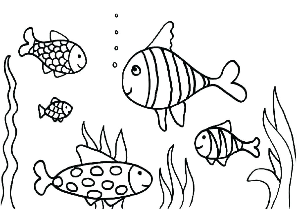 1024x725 Printable Aquarium Coloring Pages