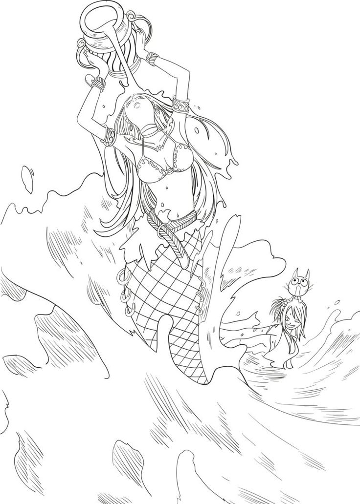 Aquarius Coloring Pages