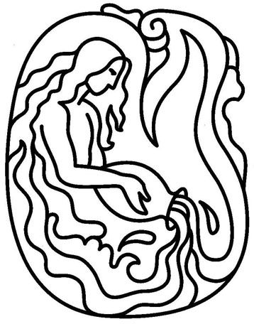 358x456 Aquarius Symbols Pixels Repujado