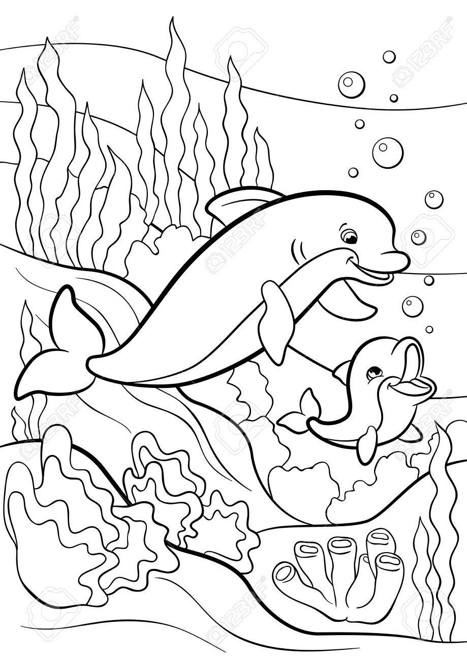 919x1300 New Cute Baby Aquatic Coloring Pages Gallery Free Ripping