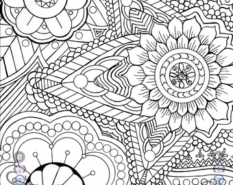 340x270 Zentangle Seahorse Seahorse Coloring Page Seahorse