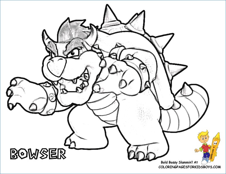 792x612 Mario Coloring Pages Super Mario Galaxy