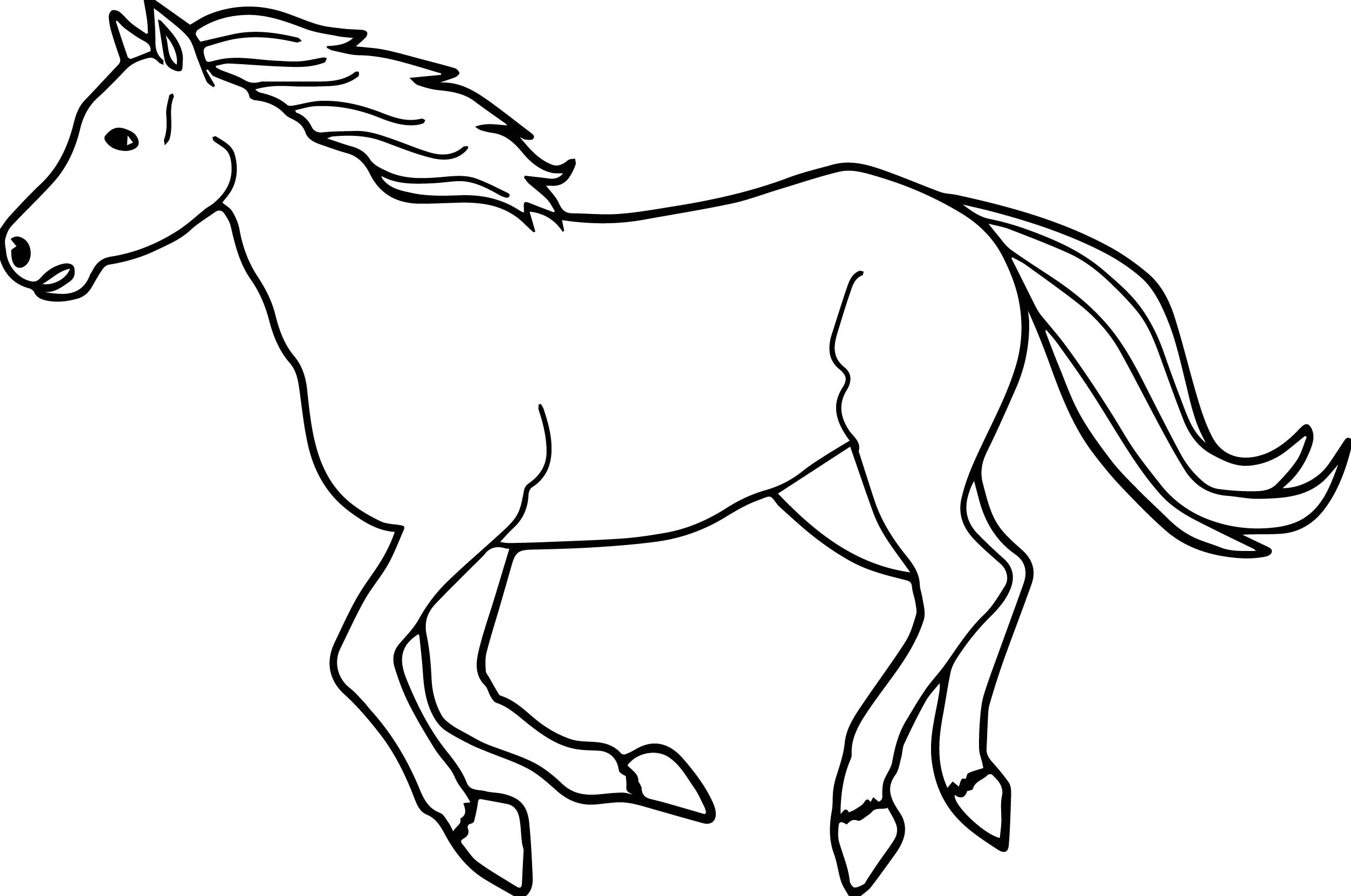 2506x1662 Running Arabian Horse Coloring Page Wecoloringpage Pleasing Pages